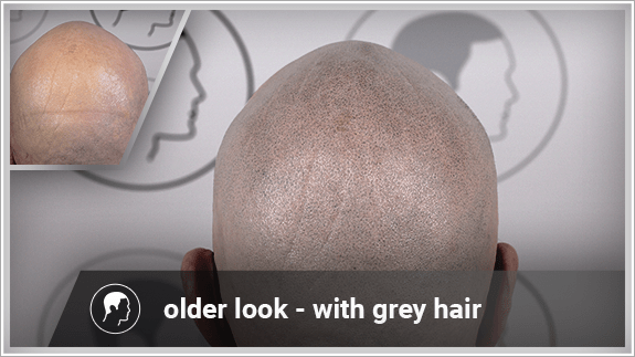 older look - with grey hair