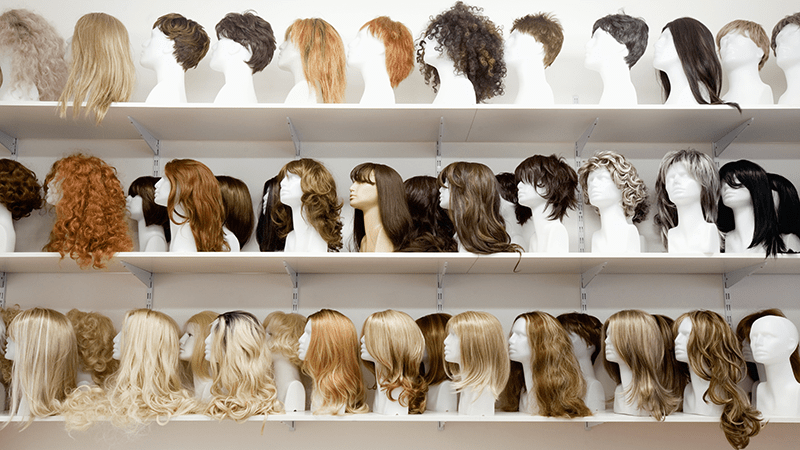 A selection of wigs for every style